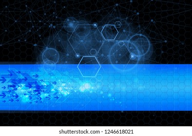 Abstract technology concept background, vector illustration