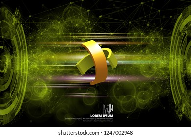 Abstract technology concept background, vector illustration