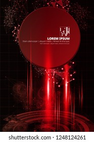 Abstract technology concept background, vector illustration