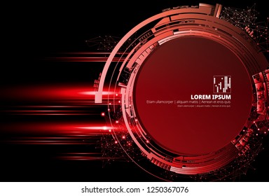 Abstract technology concept background, vector illustration