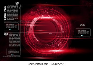 Abstract technology concept background, vector illustration