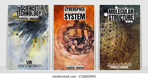 Abstract technology concept background, vector illustration