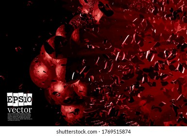 Abstract technology concept background, vector illustration