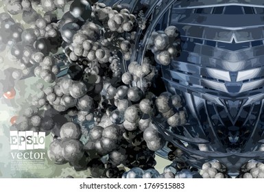 Abstract technology concept background, vector illustration