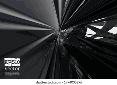 Abstract technology concept background, vector 3D illustration