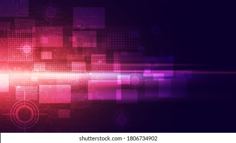 Abstract technology concept background. Vector illustration.