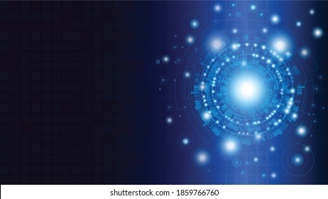 Abstract technology concept background, vector illustration