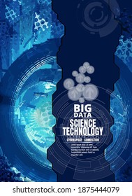 Abstract technology concept background, vector illustration