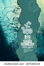 Abstract technology concept background, vector illustration