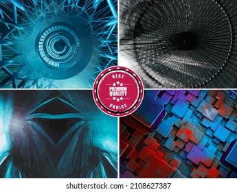 Abstract technology concept background, vector illustration