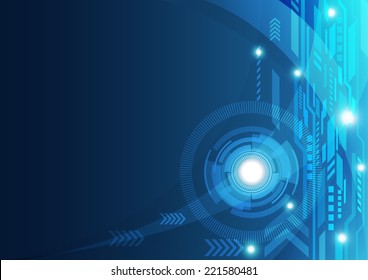 Abstract  technology concept background, vector illustration