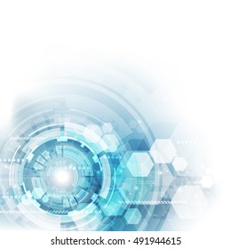 Abstract technology concept background, vector illustration