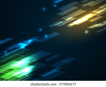 Abstract technology concept background, vector illustration