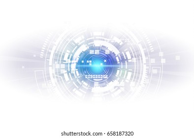 Abstract technology concept background, vector illustration