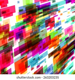 Abstract technology concept background with vibrant colors