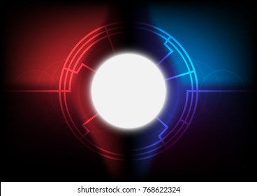 Abstract technology concept background for wallpaper, backdrop, banner and template, Vector background.