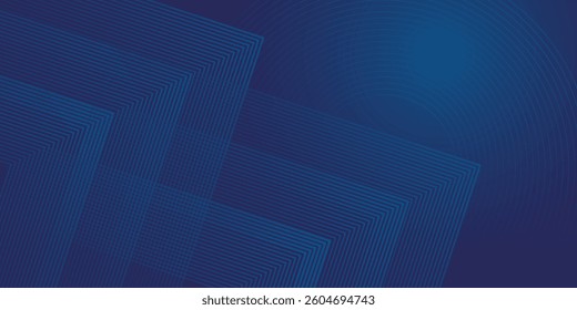 Abstract technology concept blue arrows with circles lines and lighting effect background. Vector graphic illustration eps10