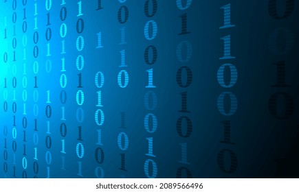 Abstract technology concept blue background