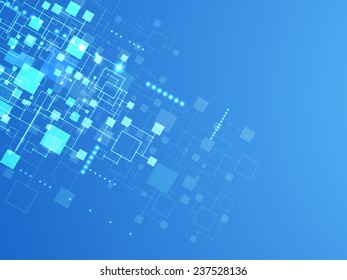 Abstraktes Technologiekonzept aus geschäftlichem Hintergrund. Vektorgrafik