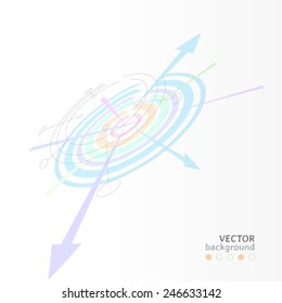 Abstract technology concept of business background
