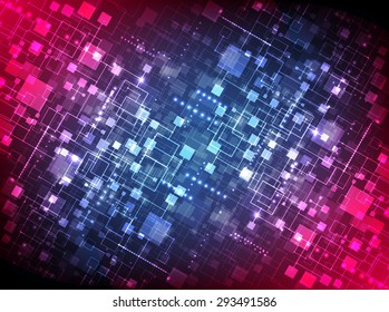Abstract technology concept of business background. Vector