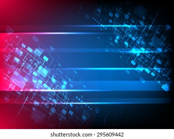 Abstract technology concept of business background. Vector