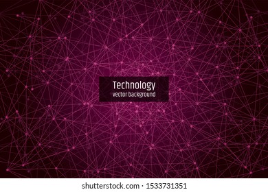 
Abstract technology concept. Circuit board, high computer color background. Vector illustration
