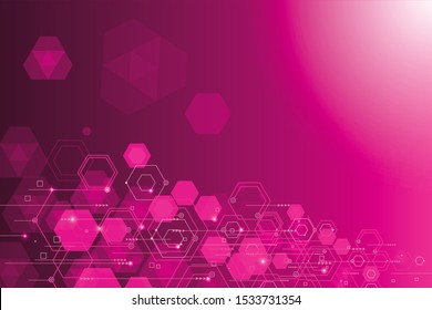 
Abstract technology concept. Circuit board, high computer color background. Vector illustration