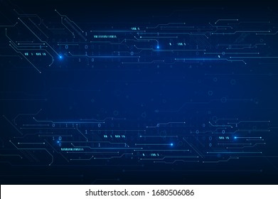Abstraktes Technologiekonzept. Circuit-Board-Hintergrund. Hintergrund mit Verbindungspunkten und Linien. Grafisches Konzept für Ihr Design