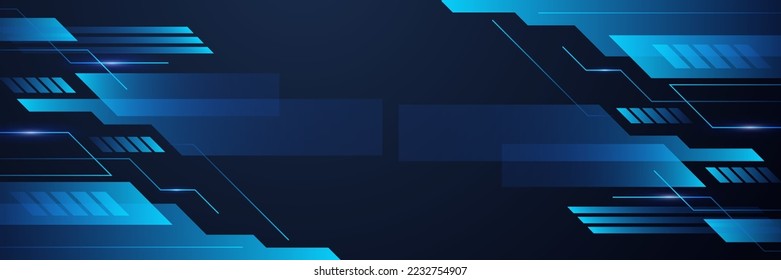 Abstract technology concept. Circuit board, high computer color background. Vector illustration