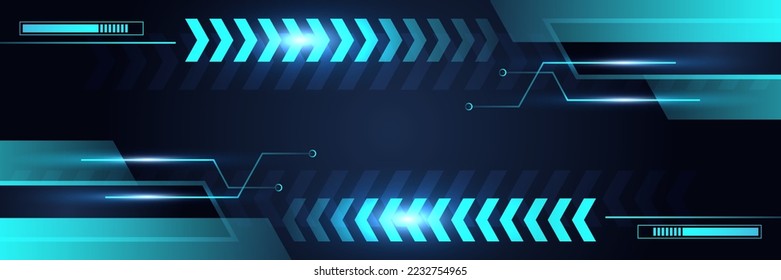 Abstract technology concept. Circuit board, high computer color background. Vector illustration