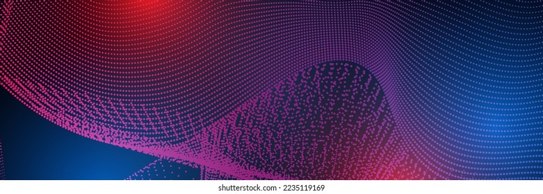 Abstract technology concept. Circuit board, high computer color background. Vector illustration