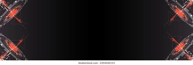 Abstract technology concept. Circuit board, high computer color background. Vector illustration