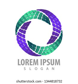 Abstract technology concept design. Symbol graphic template element 