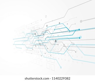 abstract technology concept design with wire mesh