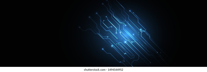 Abstract technology concept. High computer color background. Vector illustration