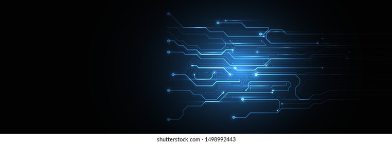 Abstract technology concept. High computer color background. Vector illustration
