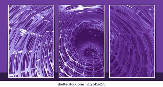 Concepto de tecnología abstracta, antecedentes de tecnología de innovación, vector