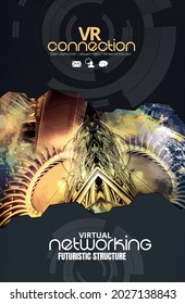 Abstract technology concept, innovation technology background, vector