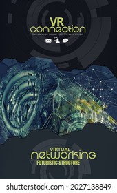 Concepto de tecnología abstracta, antecedentes de tecnología de innovación, vector