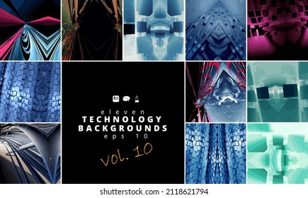 Abstract technology concept, innovation technology background, vector