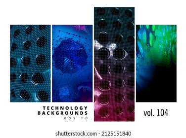 Abstract technology concept, innovation technology background, vector