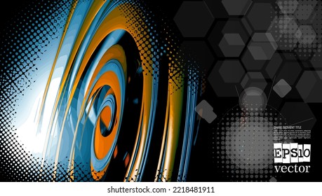 Abstract technology concept, innovation technology background, vector