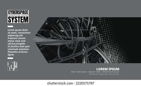 Abstract technology concept, innovation technology background, vector