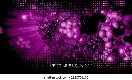 Concepto de tecnología abstracta, antecedentes de tecnología de innovación, vector