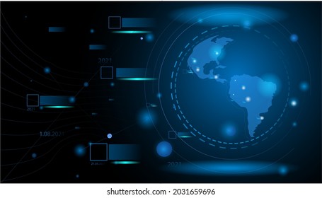 Abstract technology concept science ,technology , database , information ,background