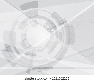 Abstract technology concept vector illustration textured gray background