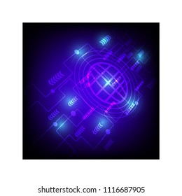 Abstract technology concept. vector illustration background