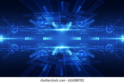 Abstract technology concept. vector illustration background