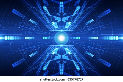 Abstract technology concept. vector illustration background